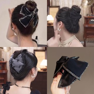 2024 Phong Cách Mới Thanh Lịch Ánh Sáng Sang Trọng Kẹp Tóc Tam Giác Kẹp Cá Mập