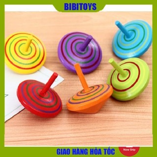 Đồ chơi con cù con quay bằng gỗ cho bé