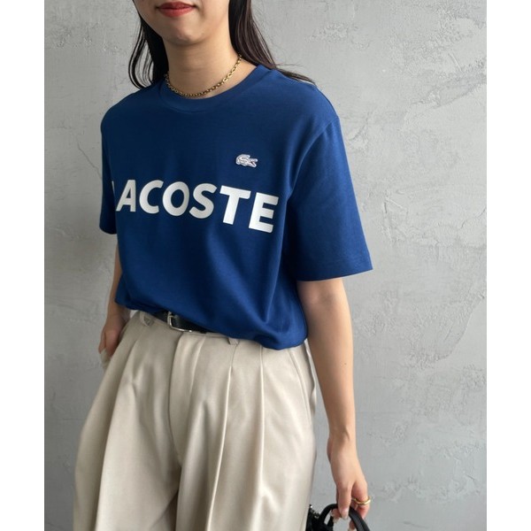 Áo thun in hình Cotton nguyên chất Lacoste x JEANS FACTORY dành cho nam và nữ 24SS 2494