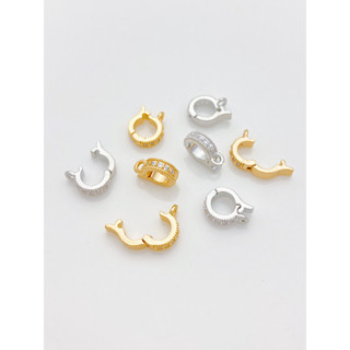 Phụ kiện hoàn thiện mặt dây chuyền tự làm 18K Khóa đa năng