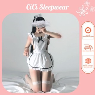  CP36 Trang phục hóa trang cô hầu gái Nhật đáng yêu quyến rũ CICI SLEEPWEAR 
