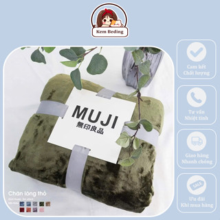 Chăn Tuyết Nhung Muji 2 lớp kích thước 2mx2m3