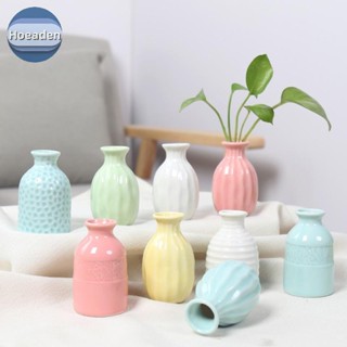 Hoeaden Ins Gốm Sứ Bình Hoa Bắc Âu Bình Sáng Tạo Trang Trí Phòng Mini Hoa Chai Chậu Bàn Trang Trí Bình Nhiều Màu Sắc VN