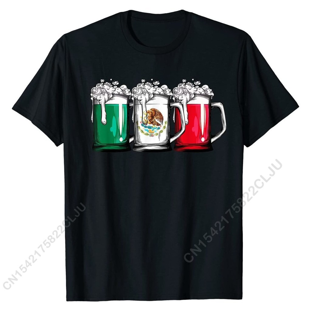 Bia Mexico Cờ Áo Cinco De Mayo Nam Mexico Áo nam Dễ Thương Áo Phông Hip Hop Áo Cotton Thiết Kế