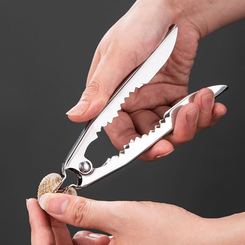 Dụng cụ mở Ngao bằng thép không gỉ, kẹp máu, dụng cụ mở Ngao máu, quả óc chó, dụng cụ cua, Ngao vỏ, 