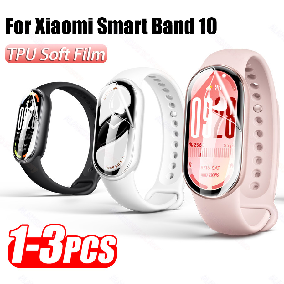 1-3 Chiếc Hydrogel Phim Cho Xiaomi Mi Smart Band 10 9 87 6 5 Bảo Vệ Màn Hình Mi Band10 Phim
