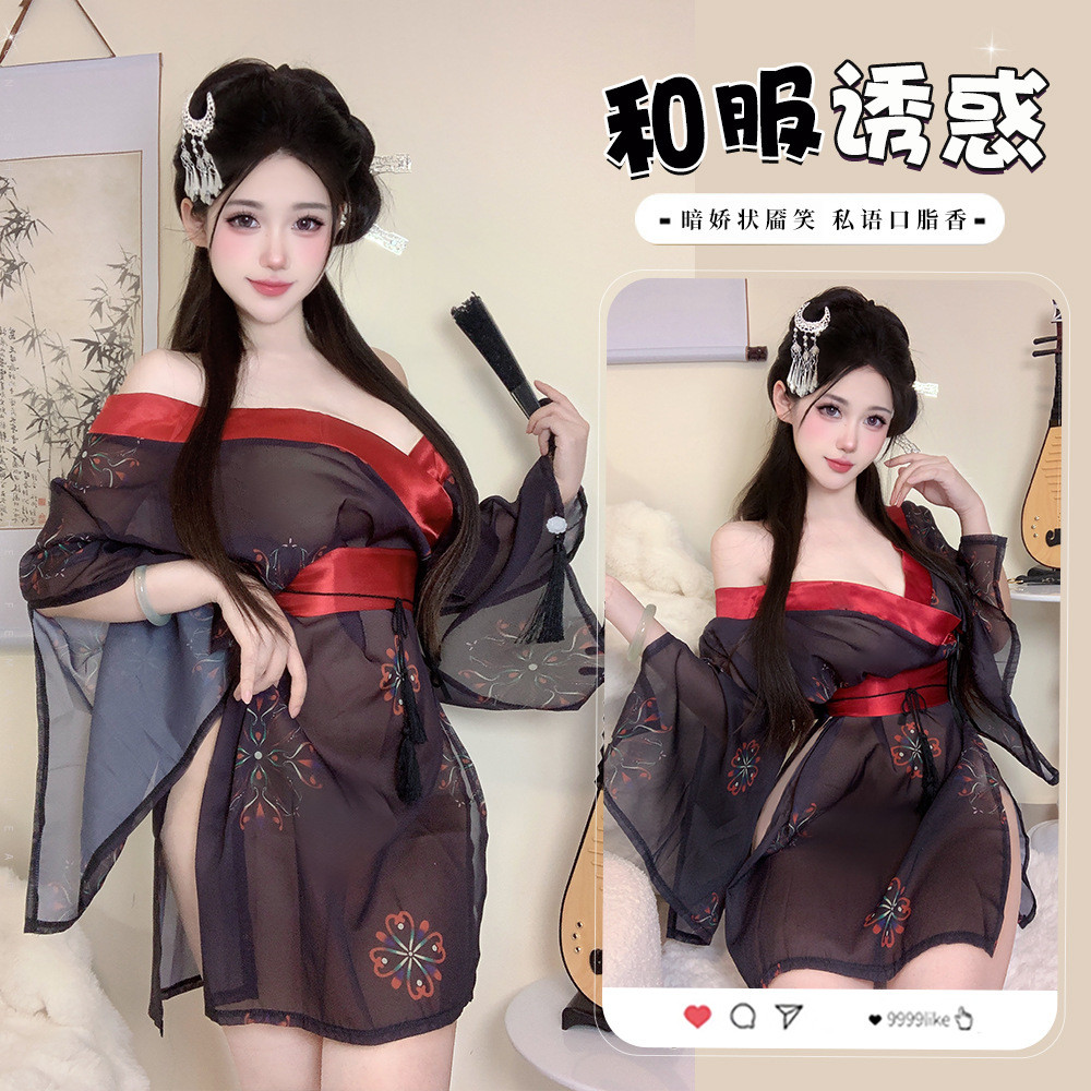 Gợi Cảm Phong Cách Nhật Bản Gợi Cảm Đồ Lót Kim Cương Đồng Phục Pure Desire Free Bộ Đồ Ngủ In Hình Nhân Vật Màu Đen Phù Hợp Với | BigBuy360 - bigbuy360.vn