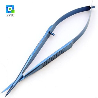 ZYJC Kéo Ngô Đa Kích Thước Titan Thẳng / Cong Cực Sắc Nét Phẫu Thuật Mí Mắt Dụng Cụ Mắt