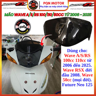 Mão Ốp Đầu Wave Alpha, Wave RS, Future Neo – Nhựa ABS Bền Đẹp, Gắn Chuẩn, Tăng Thẩm Mỹ Cho Xe