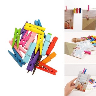 IVY 50 Chiếc Chống Rỉ Sét Quần Áo Chốt Ảnh Treo Kẹp Trang Trí Quần Áo Chân Đầy Màu Sắc Kẹp Quần Áo