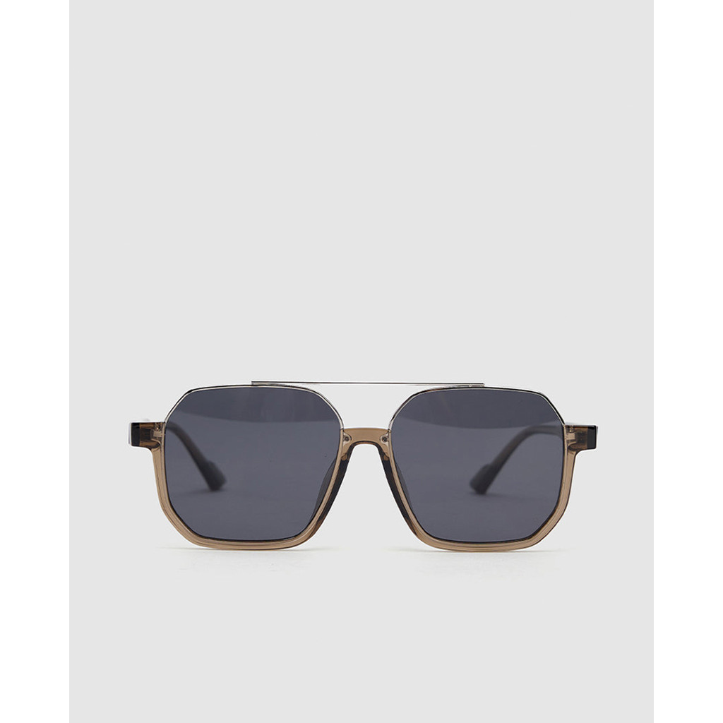 URBAN REVIVO - Kính mát unisex gọng đa giác thời trang_UAMA40120-SG1