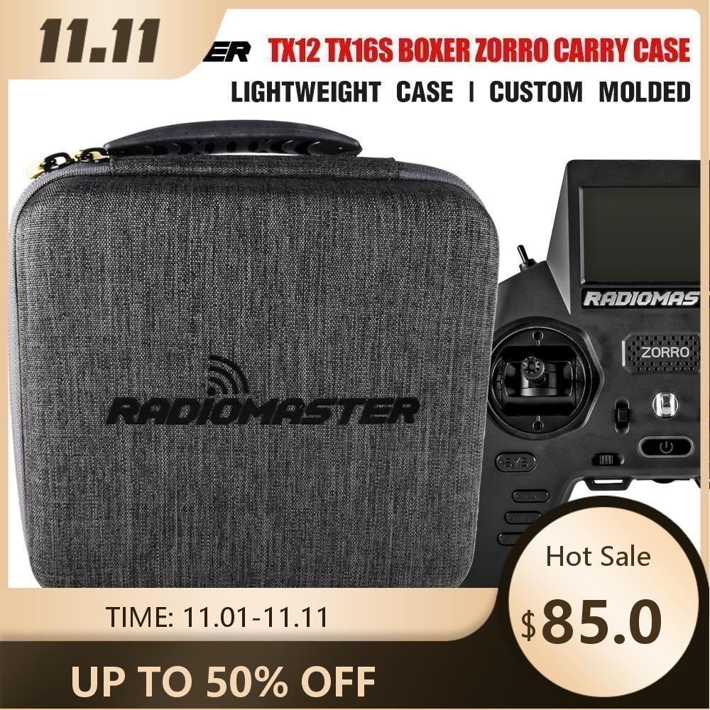 [Bản gốc] Túi lưu trữ bộ điều khiển từ xa RADIOMASTER cho TX12 TX16S Boxer Zorro Bộ phát Túi xách Bộ