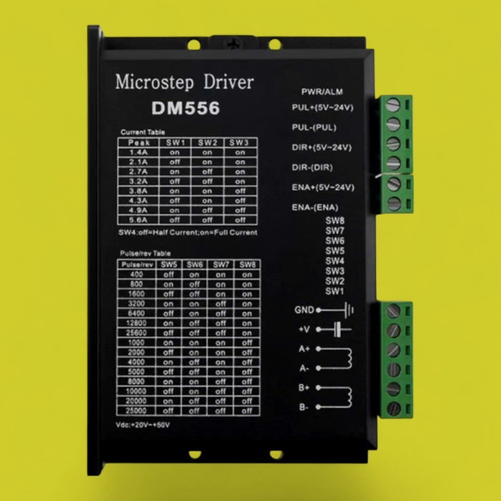 Driver Điều Khiển Động Cơ Bước TB6600 / DM556 4.0A–5.6A – 42VDC – Cho CNC, In 3D, Máy Khắc Laser