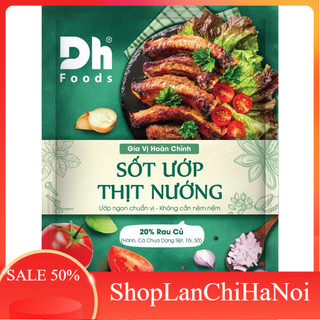 Sốt ướp thịt nướng Dh Foods gia vị hoàn chỉnh, thành phần tự nhiên ướp thịt nướng, sườn, gà, cá, hải sản 65gr