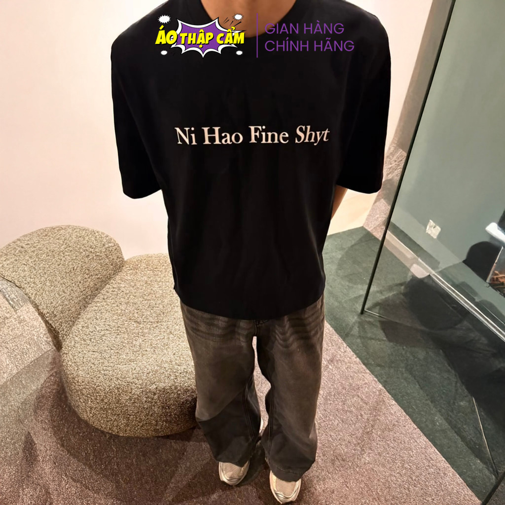 Áo Thun Ngắn Tay Cotton 250Gsm Ni Hao Fine Shyt - Áo Thập Cẩm