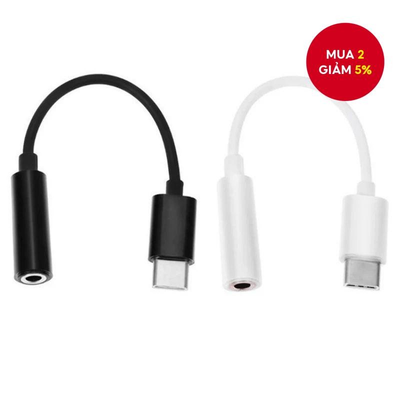 Bộ chuyển đổi giắc cắm tai nghe Type-C sang 3,5 mm Type-C sang 3,5 Chuyển đổi tai nghe điện thoại di động Thích hợp cho cáp chuyển đổi âm thanh Android
