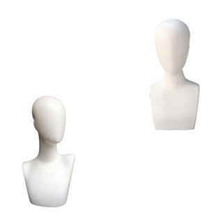 Mannequin Head Manikin Head Salon Tóc Đa Năng Nghệ Thuật Trang Trí Mô Hình Tóc Giả Đứng Cho Vòng Cổ Mũ Đội Đầu Tóc Giả Làm