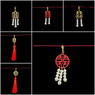 (1 cái)Tua rua song hỉ nhiều mẫu, Phụ kiện chụp hình cổ trang