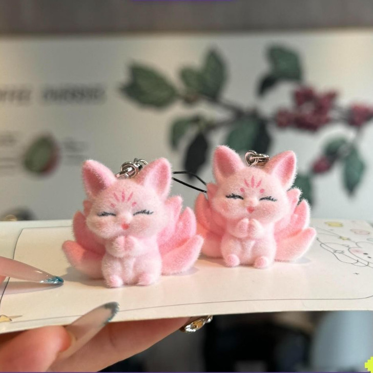 Mô phỏng Red Fox Fox Fox Fox Fox Fox Fox Thiết kế mặt dây chuyền cả trang trí và mặt dây chuyền thiế