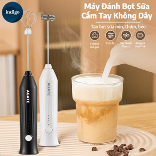 Máy Đánh Trứng,Máy đánh trứng đánh bọt cafe cầm tay,Đầu inox chất lượng cao,3 Tốc Độ Loại Sạc Điện USB