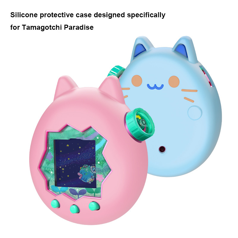 Vỏ bảo vệ silicon cho Tamagotchi Paradise, Vỏ mềm dễ thương dạng lỏng siêu mỏng chống trượt cho máy 