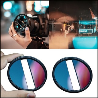 NIOK Centerfield Split Diopter Filter cho ống kính máy ảnh Bộ lọc hiệu ứng đặc biệt 49 52 55 58 62 67 72 77 82mm 