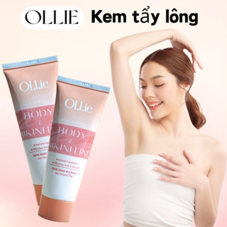 1 [Ready] Kem tẩy lông OLLIE , tẩy lông vùng kín, nách, tay, chân, triệt lông an toàn không đau rát dung