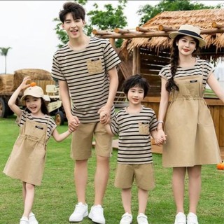 Bộ đồ cho bố mẹ con trai con gái 10-37kg mẹ 40-75kg, váy cặp mẹ con, đồ đôi mẹ con, set mẹ con bố