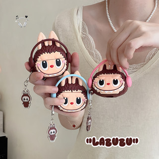Dành cho apple airpods pro 2 phim hoạt hình dễ thương labubububu bảo vệ ba chiều air pods 3 vỏ tai nghe apple air pods vỏ bảo vệ silicon
