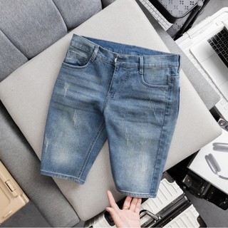 QUẦN JEAN SHORT NAM HNK02 QUẦN BÒ SHORT NAM CO GIÃN TỐT KHOÁ KÉO NÚT GÀI HÀNG MỚI HÌNH THẬT  gkm fashion 68
