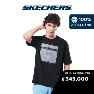 Skechers Nam Áo Thun Tay Ngắn Tập Gym, Thường Ngày, Đi Học, Đi Làm Texture Series - SL22Q3M282-MONI (June_Live)