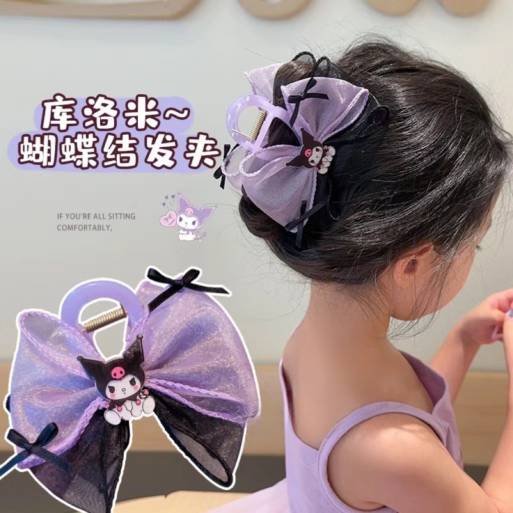 Sanrio Nơ Lấy Kẹp Tóc Kẹp Tóc Cá Mập Kẹp