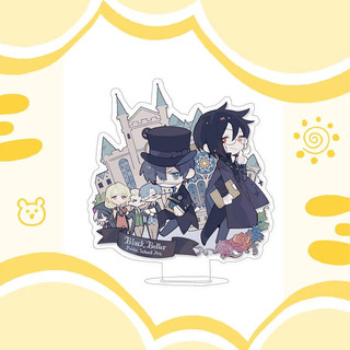 Móc Khoá, Standee, Tranh Kính Mô Black Butler Public Public School Hắc Quản Gia Anime Manga Trang Trí Bàn Học, Làm Việc
