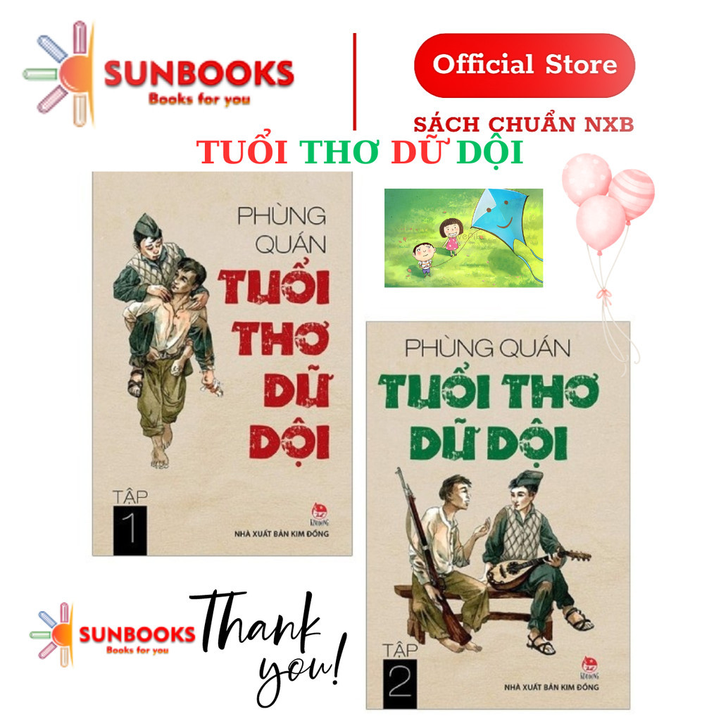 Sách - Combo Tuổi thơ dữ dội (Trọn bộ 2 tập)
