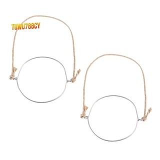 Móc treo cho Mason Jar, Tay cầm dây vải lanh cho lọ Mason miệng rộng 87mm Lọ thủy tinh, Dây treo Mason Jar, 10 chiếc, Không có lọ