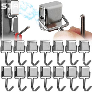 Móc từ tính mạnh mẽ có thể xoay 180 độ / Móc treo tường vuông cho mũ, chìa khóa, khăn tắm / Dụng cụ lưu trữ nhà bếp tại nhà / Móc lưu trữ đa năng