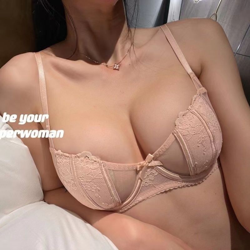 YIBEIKA Gợi Cảm Đôi Thanh Lịch Pháp Ren Bộ Đồ Lót Nữ Vòng Thép Mềm Đẩy Lên Thoải Mái Không Rỗng Cốc Áo Ngực | BigBuy360 - bigbuy360.vn