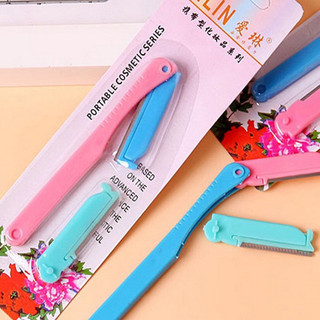 Set 3 dao cạo lông mày thép không gỉ tiện dụng, dao cạo lông mặt, dao cạo lông vùng kín, dao cạo bikini, dao cạo đa năng