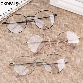 Gọng kính kim loại OKDEALS hình tròn cỡ lớn / Dây đeo giữ kính kiểu dáng vintage