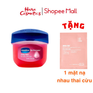 Sáp Dưỡng Môi Vaseline Lip Therapy Rosy Lip Giúp Giữ Ẩm và Làm Hồng Môi 7g (Màu hồng)