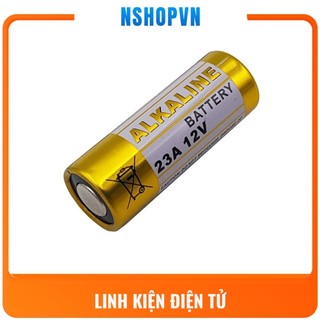 Pin ALKAILINE 12V 23A - 27A thường dùng thay pin cho remote cửa cuốn, remote xe, chuông điện