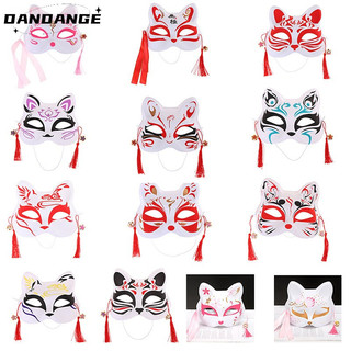 Baishanggala 1 Anime Fox Mặt nạ nửa mặt mèo Mặt nạ hóa trang Lễ hội Đảng Cosplay Đạo cụ quảng cáo