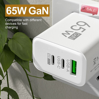 At 65W USB Type-C PD Sạc Nhanh Sạc Điện Thoại Cho Iphone Cho Samsung Xiaomi Huawei Đa Năng Máy Tính Bảng Pad Du Lịch Power Adapter A