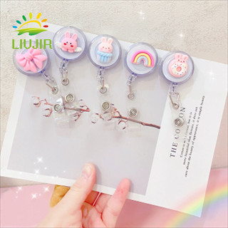 Liujir ID Kẹp Thẻ Dễ Thương Đồ Dùng Văn Phòng Đựng Thẻ Y Tá Bác Sĩ Thẻ Tên Học Sinh Giá Đỡ Thẻ