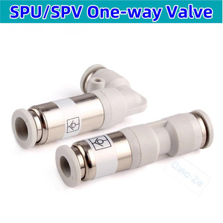 Van kiểm tra điều khiển thẳng SPV / SPU Van kiểm tra một chiều bằng khí nén 4mm 6mm 8mm 10mm 12mm Ống Connetor Ống một chạm