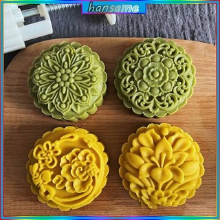 Han Hình Hoa Bánh Trung Thu Tem Bánh Trung Thu Khuôn Làm Bánh Trung Thu Cho Lễ Hội Trung Thu DIY Nướng Bánh