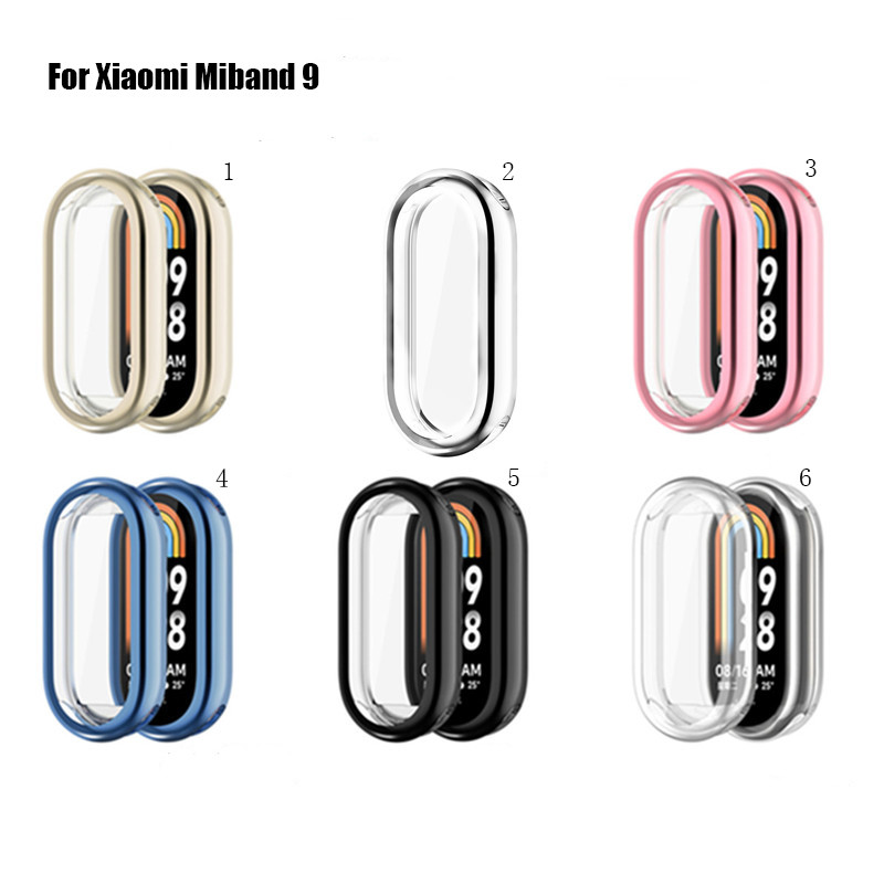 Vỏ TPU mềm mỏng Bảo vệ màn hình cho Xiaomi Mi Band 9 10 Miband 9 10 Bảo vệ toàn diện
