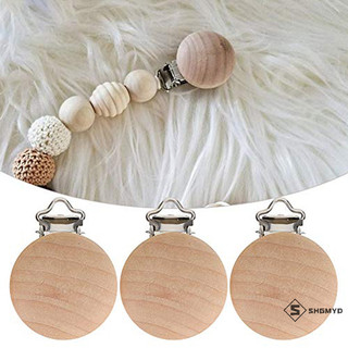 Shgmyd > Núm Vú Giả Cho Bé Kẹp Gỗ Sọc Giữ Dễ Thương Kẹp Cho Trẻ Sơ Sinh Mọc Răng DIY Giả Kẹp Phụ Kiện Mới