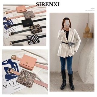 SIRENXI Đeo Hông / Thắt Lưng 2 Trong 1 Thời Trang Cho Nữ