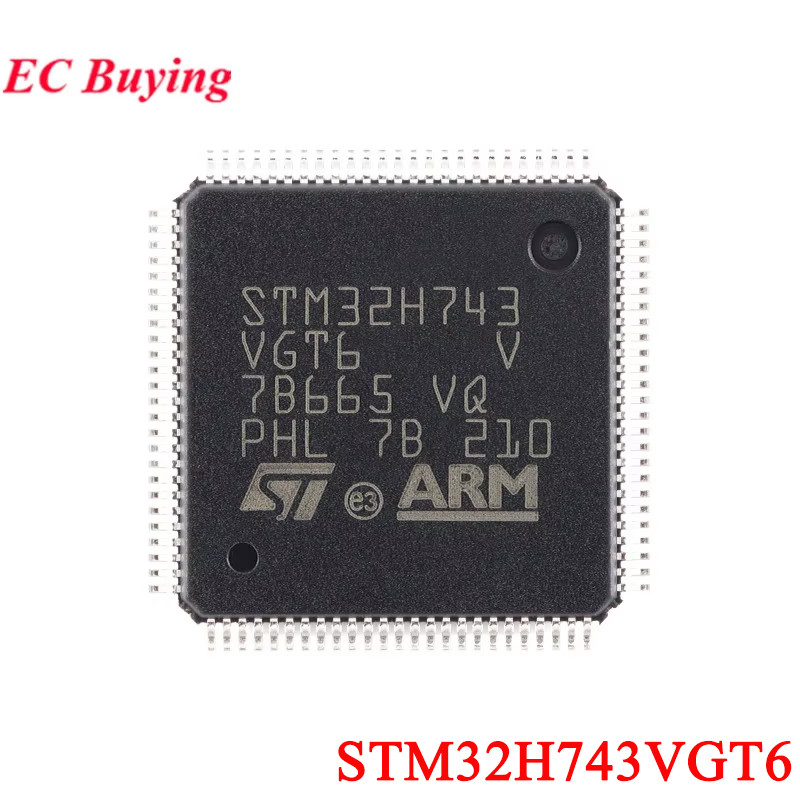 5 Cái / 1 Cái STM32H743VGT6 STM32H743 STM32 H743VG H743VGT6 LQFP-100 ARM Cortex-M7 32-bit Bộ Điều Kh
